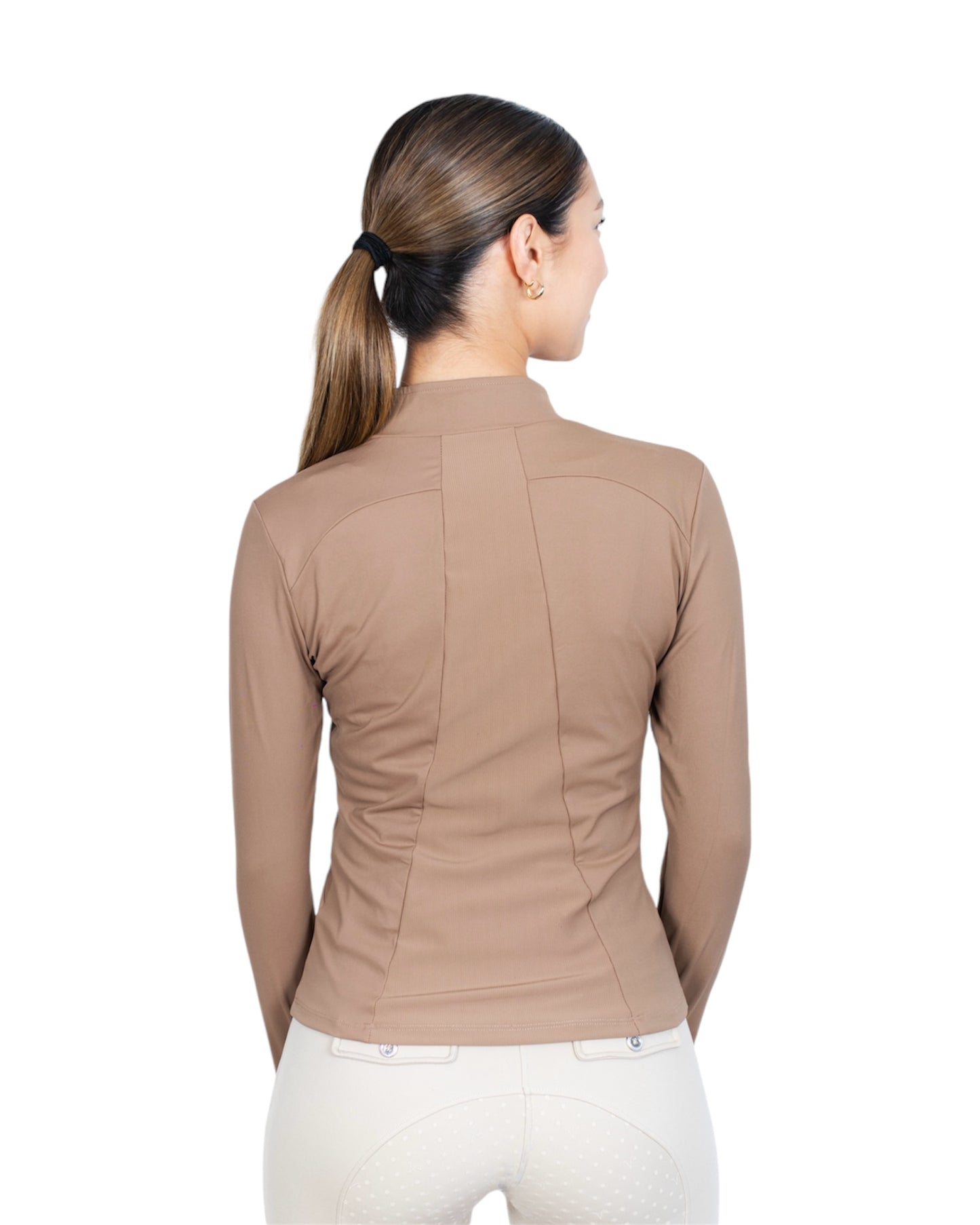 BecaVal Taupe Equestrian Zip-Up Jacket