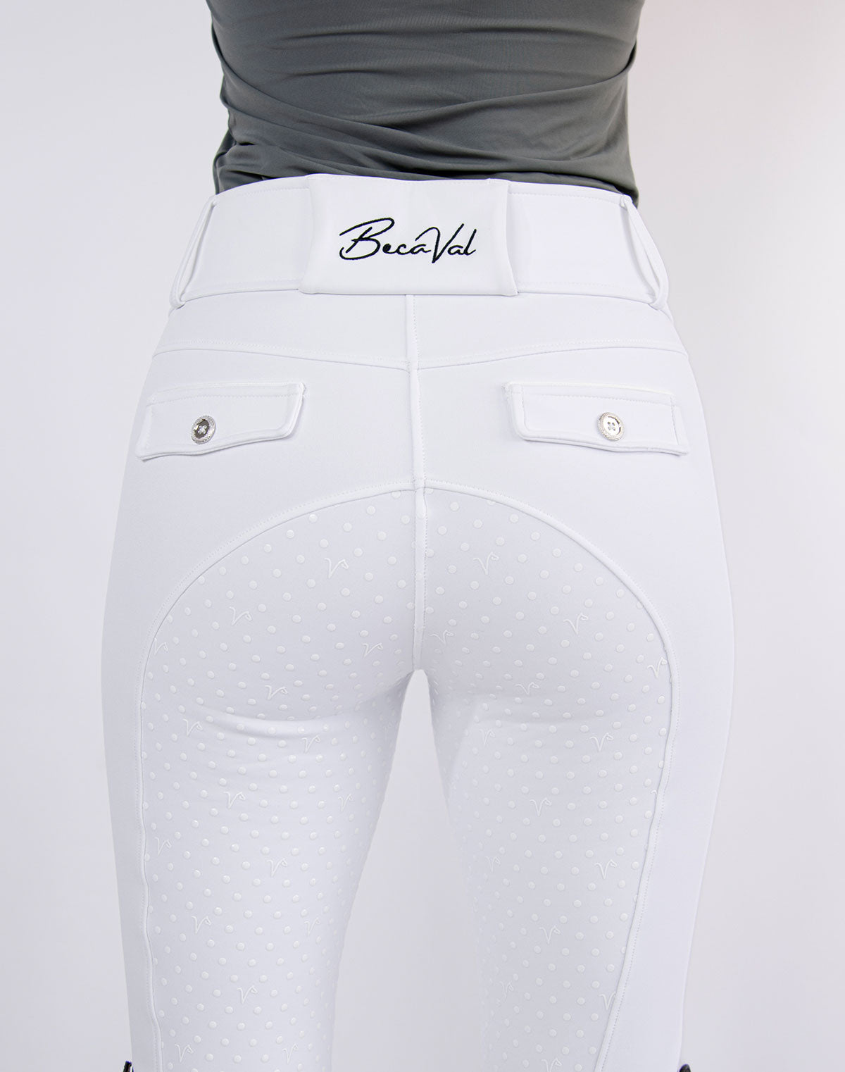 BecaVal Majestic Full-Seat Breech in White