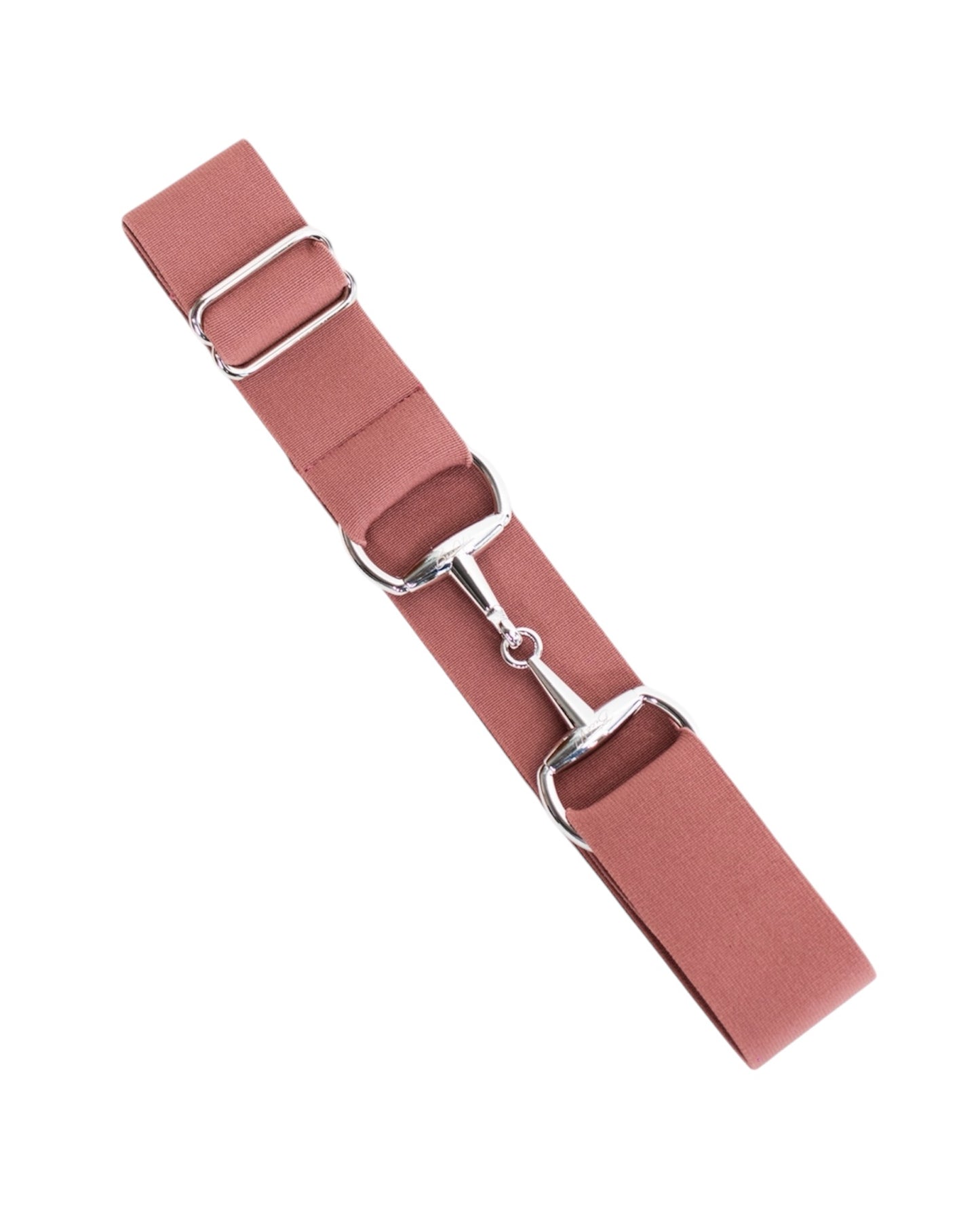 BecaVal Horse Bit Belt in Rose Petal w/Silver