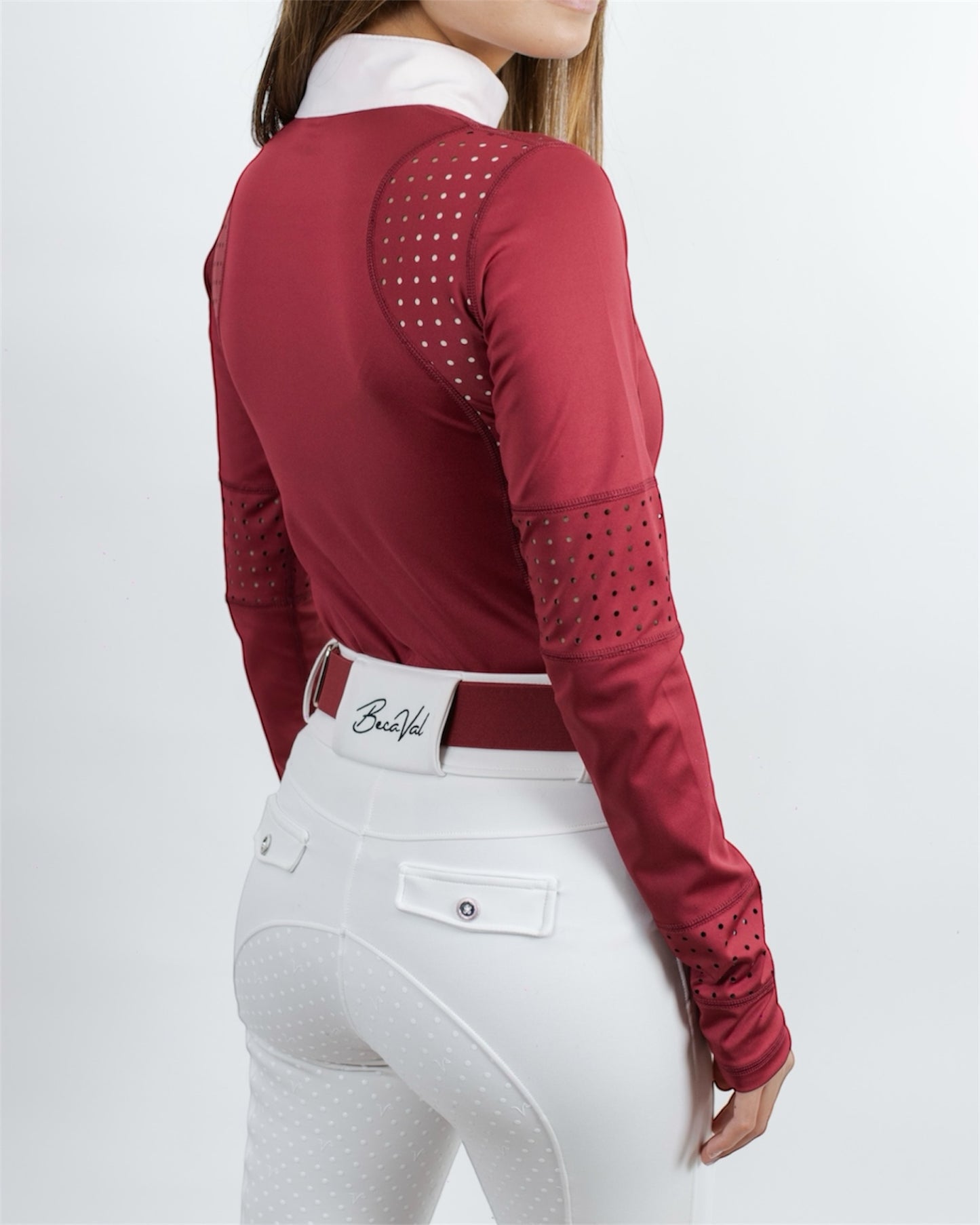 BecaVal Elite Competition Shirt in Burgundy