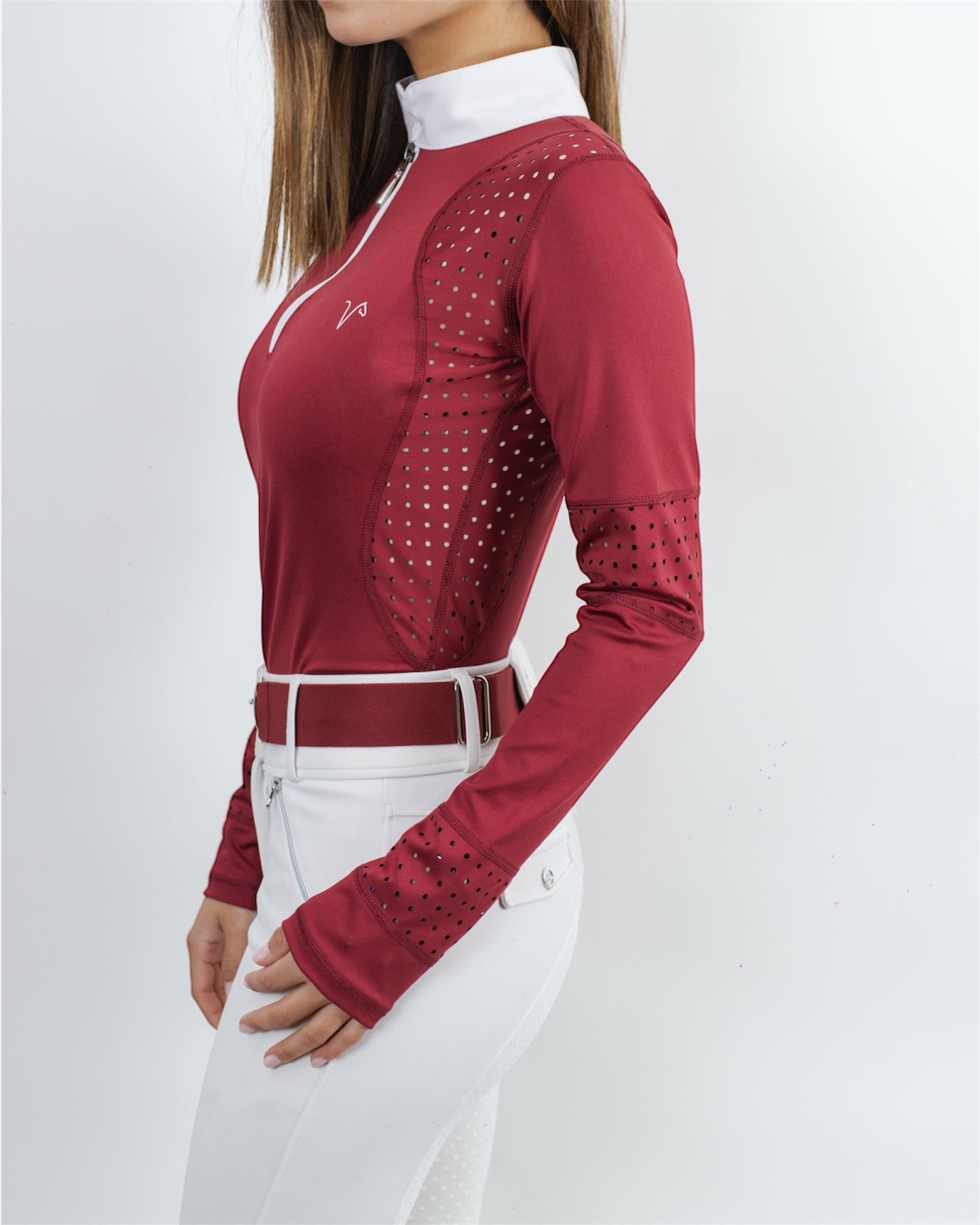 BecaVal Elite Competition Shirt in Burgundy