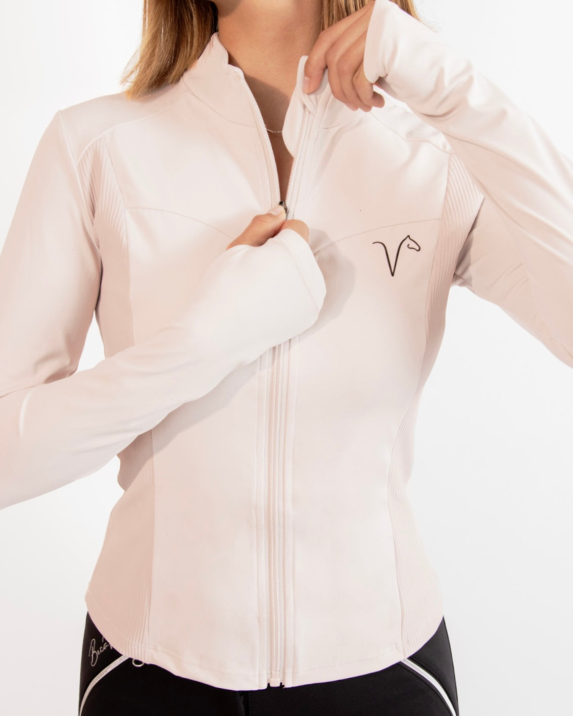 BecaVal Pale Pink Riding Top-Jacket